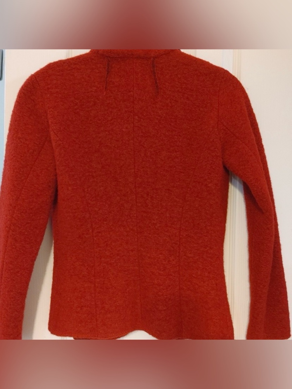 Chic Red Italian Blazer - Picture 6 of 8